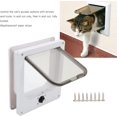 thumbnail image 4 of Cat Door, Weatherproof Durable Easy Installation Interior Exterior Cat Door Switch Control for Pets XL Code, 4 of 8