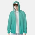 thumbnail image 2 of KLL Veste à Capuche Extérieure Protection Solaire UPF 50+ pour Hommes et Femmes, Manches Longues, Pêche, Randonnée, Performance, TG, 2 of 7