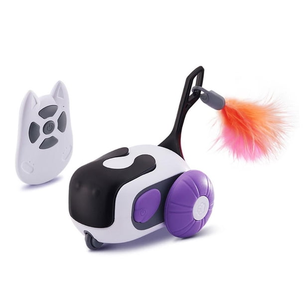 EZLIFE Juguete eléctrico para gatos con control remoto, interactivo e inteligente, con sensor para mascotas P7S2