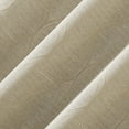 thumbnail image 3 of Sun Zero Alaster Geometric Ogee 100% Blackout Grommet Curtain Panel, 40"x84", Taupe, 3 of 8