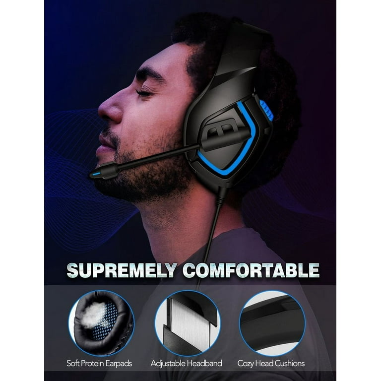 RUNMUS K1 Gaming Headset for PS4 PS5 Xbox One PC