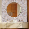 thumbnail image 7 of 2 Sheets Mother of Pearl Peel and Stick Backsplash Mosaic Shell Renter Friendly Backsplash Self Stick Paper Wall Tiles, 7 of 7