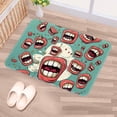 thumbnail image 5 of Tooth Polyester Non-Slip Machine Washable Indoor Rug Floor Mat Chair Rug, 5 of 6