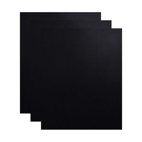Alfombrilla antiadherente para horno Yuarrent a prueba de aceite 40x50cm Negro
