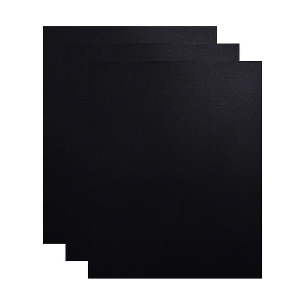 Alfombrilla antiadherente para horno Yuarrent a prueba de aceite 40x50cm Negro