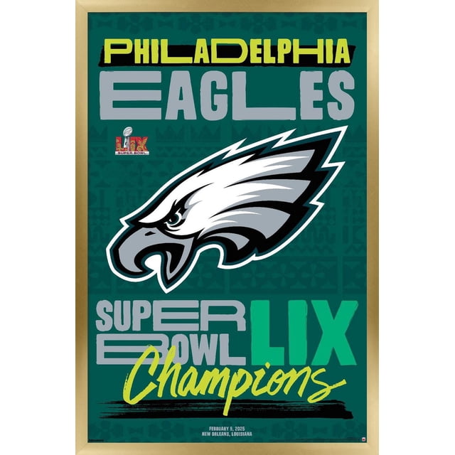 Logo de l'équipe NFL Philadelphia Eagles - Super Bowl LIX