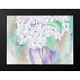 thumbnail image 2 of Dyer, Beverly 18x14 Black Modern Framed Museum Art Print Titled - White Hydrangea, 2 of 5