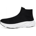 thumbnail image 2 of Breathable Knit Fur Lined Winter Work Gym Trainers Sneakers for Women and Men Stylish, 2 of 14