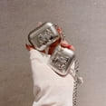 thumbnail image 4 of For AirPods 1/2/Pro/3rd Gen 2021 Shockproof Matte paste bow bracelet Case Cover, 4 of 5