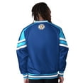 thumbnail image 2 of Men's Starter  Blue Pittsburgh Penguins Reliever V-Neck Pullover Jacket, 2 of 2