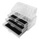thumbnail image 5 of Caja de presentación de maquillaje, organizador de maquillaje, almacenamiento de cosméticos, caja de almacenamiento de cosméticos, organizador de soporte para lápices labiales, apariencia llamativa, 5 of 8