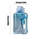 thumbnail image 3 of Botella Deportiva de Agua 1600ml Gran Capacidad Reutilizable | Vaso de Plástico con Pajilla | A Prueba de Fugas, Resistente al Calor | Para Gimnasio, Exterior, Estudiantes, Senderismo | Libre de BPA, 3 of 6