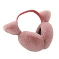 thumbnail image 2 of Eoperou Winter Warm Earmuffs Super Soft Ultra-Thick Friendly to Skin Solid Color Women Earmuffs Ear Cover with Cat Ears, 2 of 8