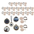 thumbnail image 4 of 20pcs Mini Embroidery Hoop Wooden Cross Stitch Frame Handmade Pendant Crafts, 4 of 7