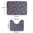 thumbnail image 3 of Yiaed Gnome Love USA Print Bathroom Mat Set 2 Pieces Mat Anti-Skid Pad Ultra Soft and Absorbent Bathroom Bath Mat Contour Bath Rugs for Toilet Base, 3 of 6