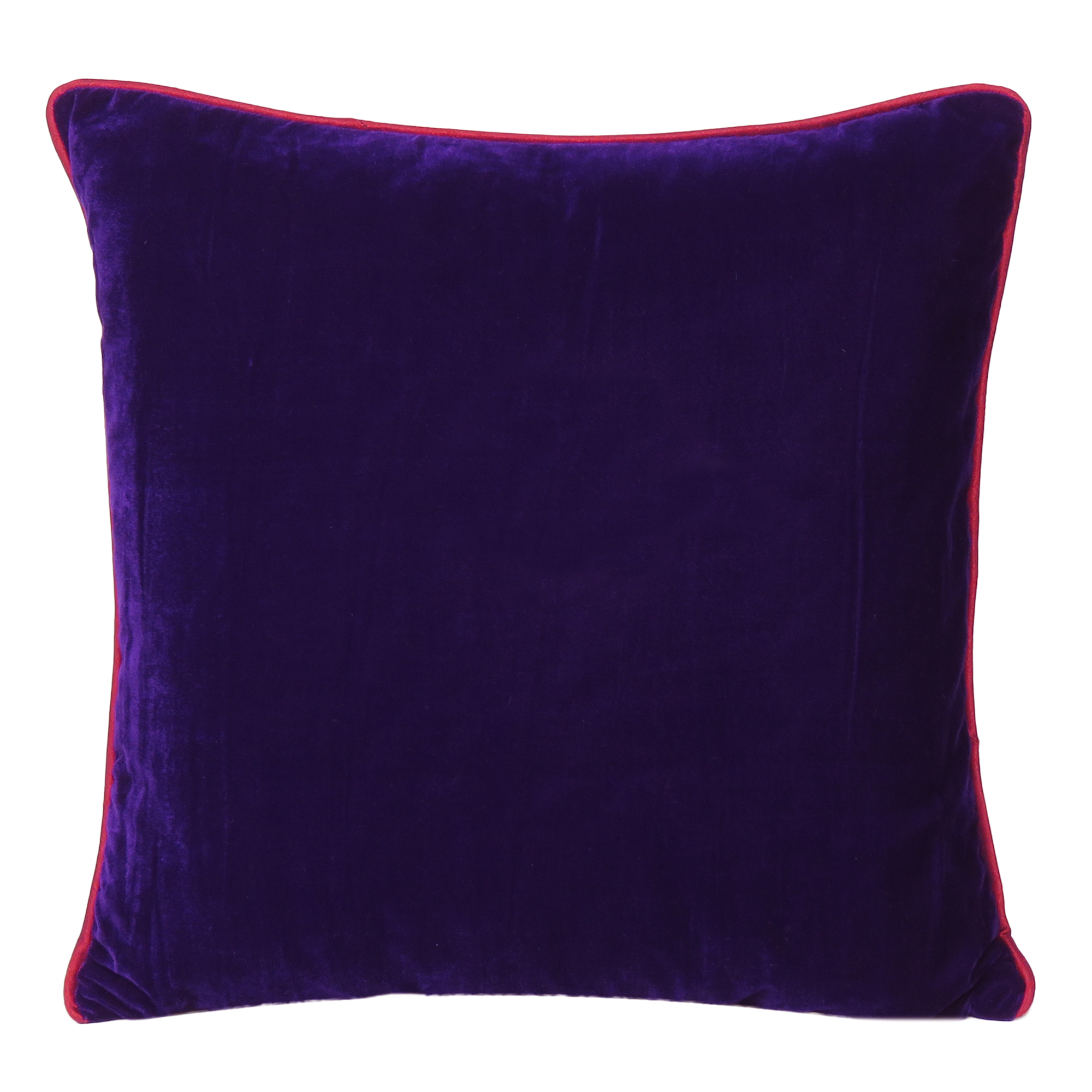 purple velvet cushion cover