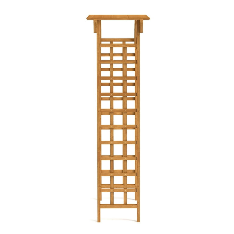 Wooden Arbor Wedding Arch for Ceremony, Sturdy Wood Trellis for Plants,  Charming Garden Pergola Decor - Walmart.com