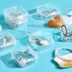 thumbnail image 4 of unbranded 1Jgo Caja De Almacenamiento Transparente Para Y Joyas Con Tapa Organizadora Multiusos De Plástico, 4 of 8