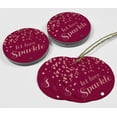 thumbnail image 4 of Inkdotpot Rose Gold Foil Paper Hang Tags Let Love Sparkle Wedding Favor Tags 50 Pieces, 4 of 7