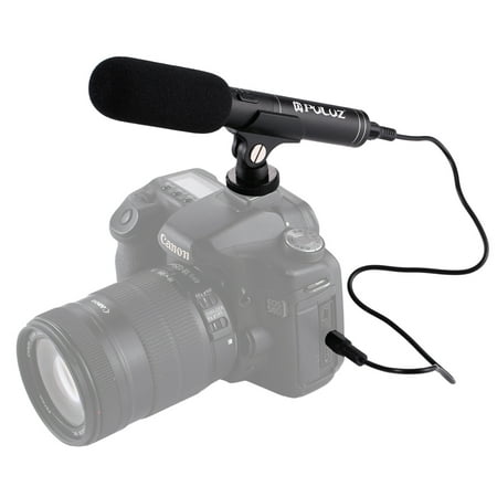 AMZER Professional Interview Condenser Video Shotgun Microphone with 3.5mm Audio Cable for DSLR & DV