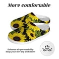 thumbnail image 6 of Lsque Sunflowers In Vintage Pattern Womens Comfort Cotton on Scuff With Memory Foam and Anti-skid Sole Slipper-37/38, 6 of 7