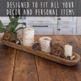 thumbnail image 6 of MAINEVENT Decorative Wooden Dough Bowl Decor Approx 20 Inch, Hand Carved Made in USA, 6 of 7