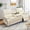 Sofa - White, variant on Power Leather Recliner Chair with LED Light for Living Room Recline Home Theater Seat with USB Port , White