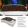 thumbnail image 5 of XMXT Car Sun Shade Windshield, Halloween Ghost Faces Pattern Sunshade for Car Windshield Sun Shades for Car SUV Truck, s, 5 of 9