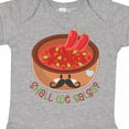 thumbnail image 4 of Inktastic Shall We Salsa? Bowl of Dip with Mustache Boys or Girls Baby Bodysuit, 4 of 5
