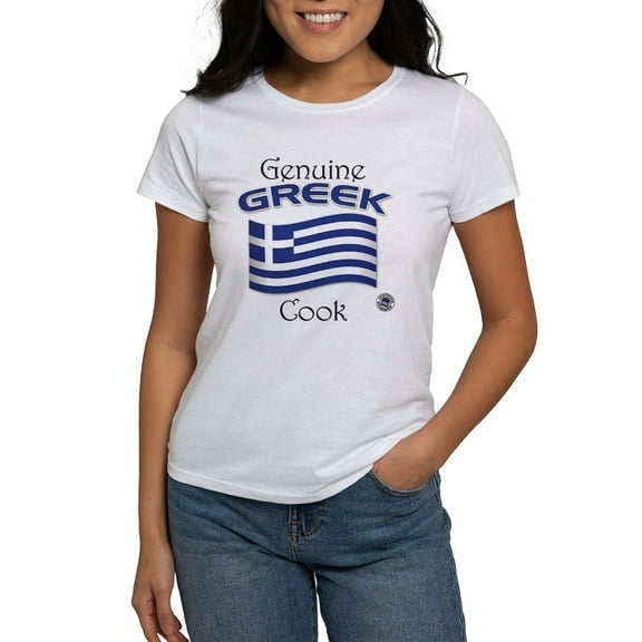 CafePress - Genuine Greek Cook Women's T Shirt - Women's Classic T-Shirt
