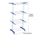 thumbnail image 2 of WIFKLSIIPG Transform Your Space with Our Foldable Floor Mobile Clothes Rack Stylish Functional and for Small Apartments, 2 of 5