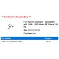 thumbnail image 2 of Fuel Injector Connector - Compatible with 2006 - 2007 Subaru B9 Tribeca 3.0L H6, 2 of 2