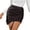 Coffee, variant on Sngxgn Women's Casual Basic Versatile Flared Pleated Mini Skater Skirt with Shorts(Beige,XL)