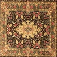 thumbnail image 1 of Ahgly Company Indoor Square Persian Brown Traditional Area Rugs, 5' Square, 1 of 4