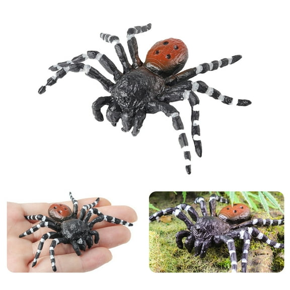 BESTSKY Fake Bugs,Brazilian Red Velvet Tarantula Animal Toys,Science Purpose Bug Toys