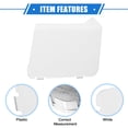 thumbnail image 4 of Unique Bargains Car Towing Tow Eye Hook Cover Cap Compatible for Subaru Impreza 2010-2014 Plastic White Front Bumper, 4 of 6