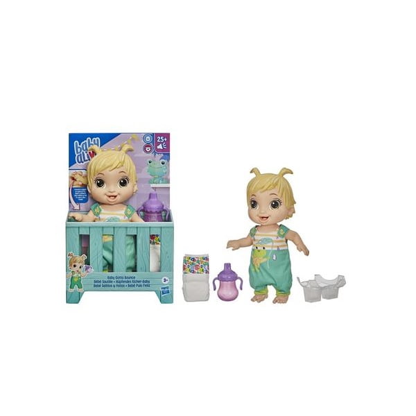 Baby Alive E9427 Baby Gotta Bounce Doll, Blonde Hair