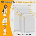 thumbnail image 2 of Pet Feeding Mat, Dog Food Mat, 24''x16'' Silicone Pet Feeding Mats with Residue Collection Pocket, Waterproof Dog Cat Bowl Mats for Food and Water with Edge and Hook, Tray for Dog Bowls, Gray, 2 of 14