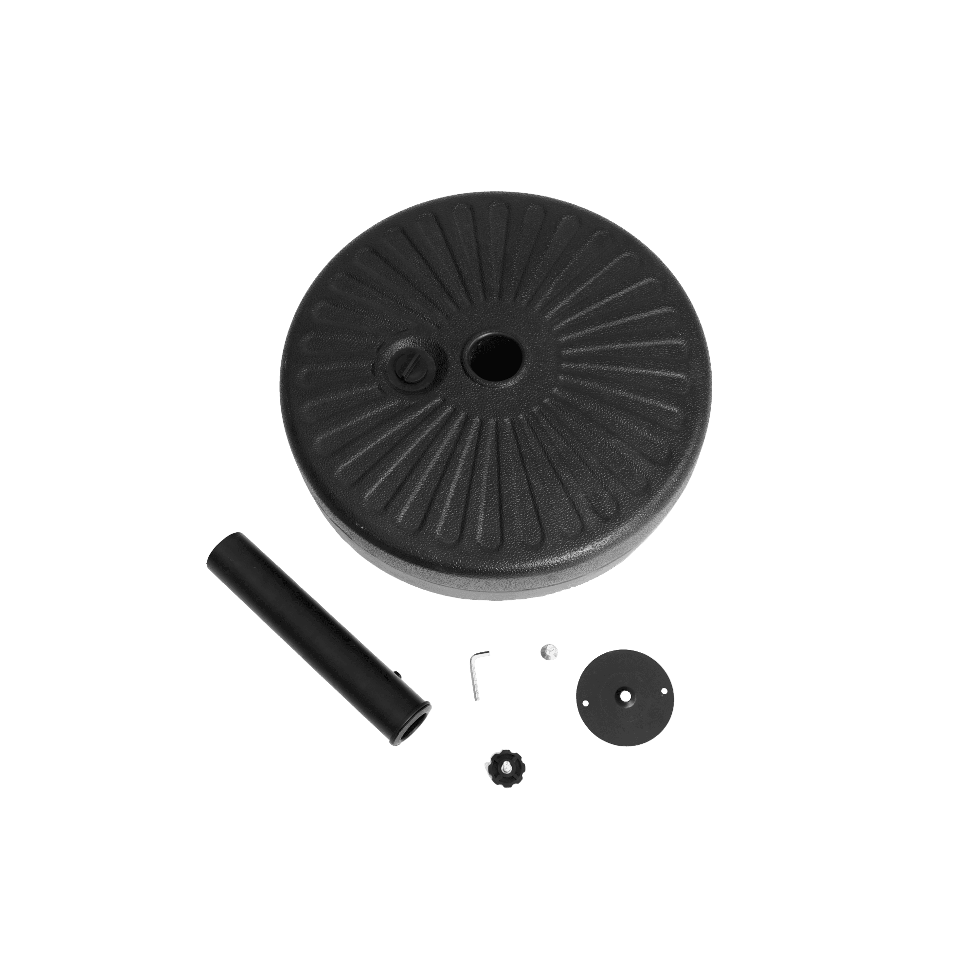 Patio Umbrella Base,Outdoor Market Umbrella Stand, Black