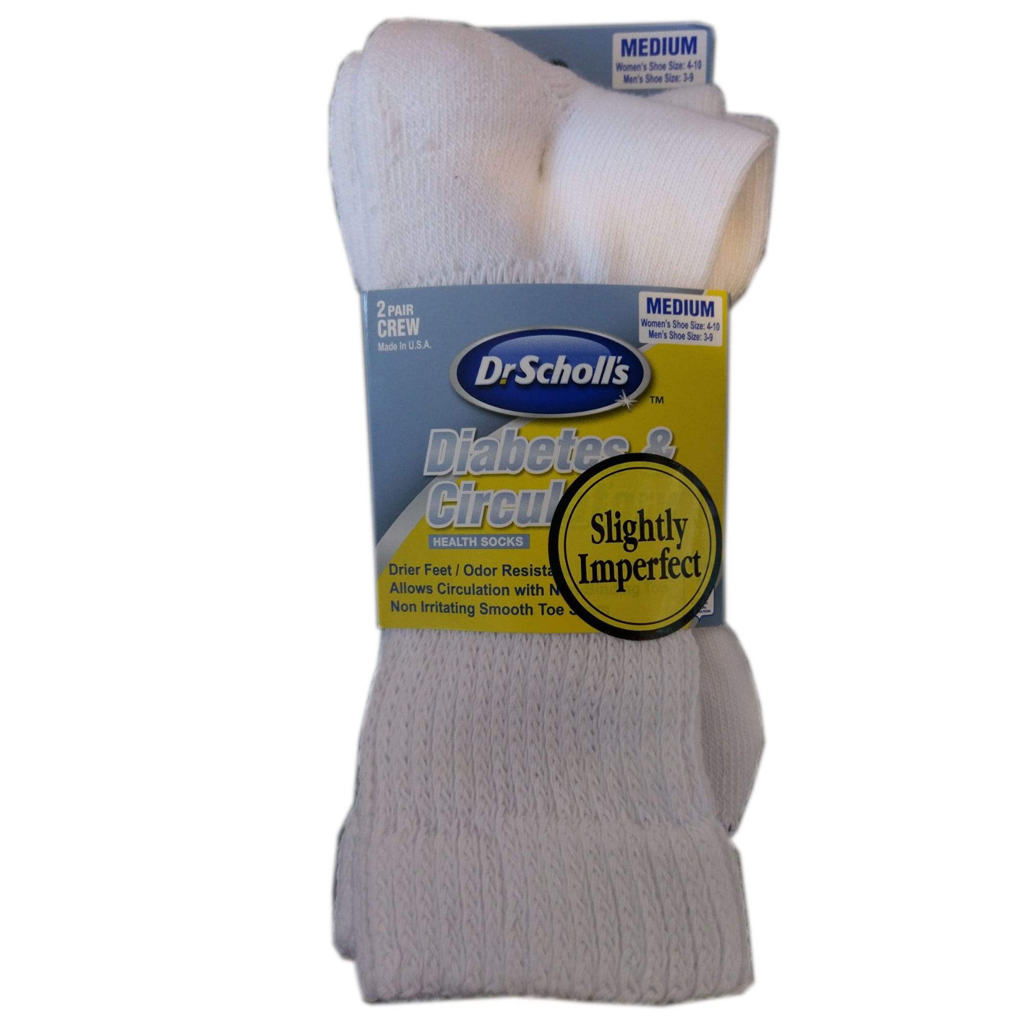Dr. Scholls Adult Diabetes And Circulatory Health Socks Slightly
