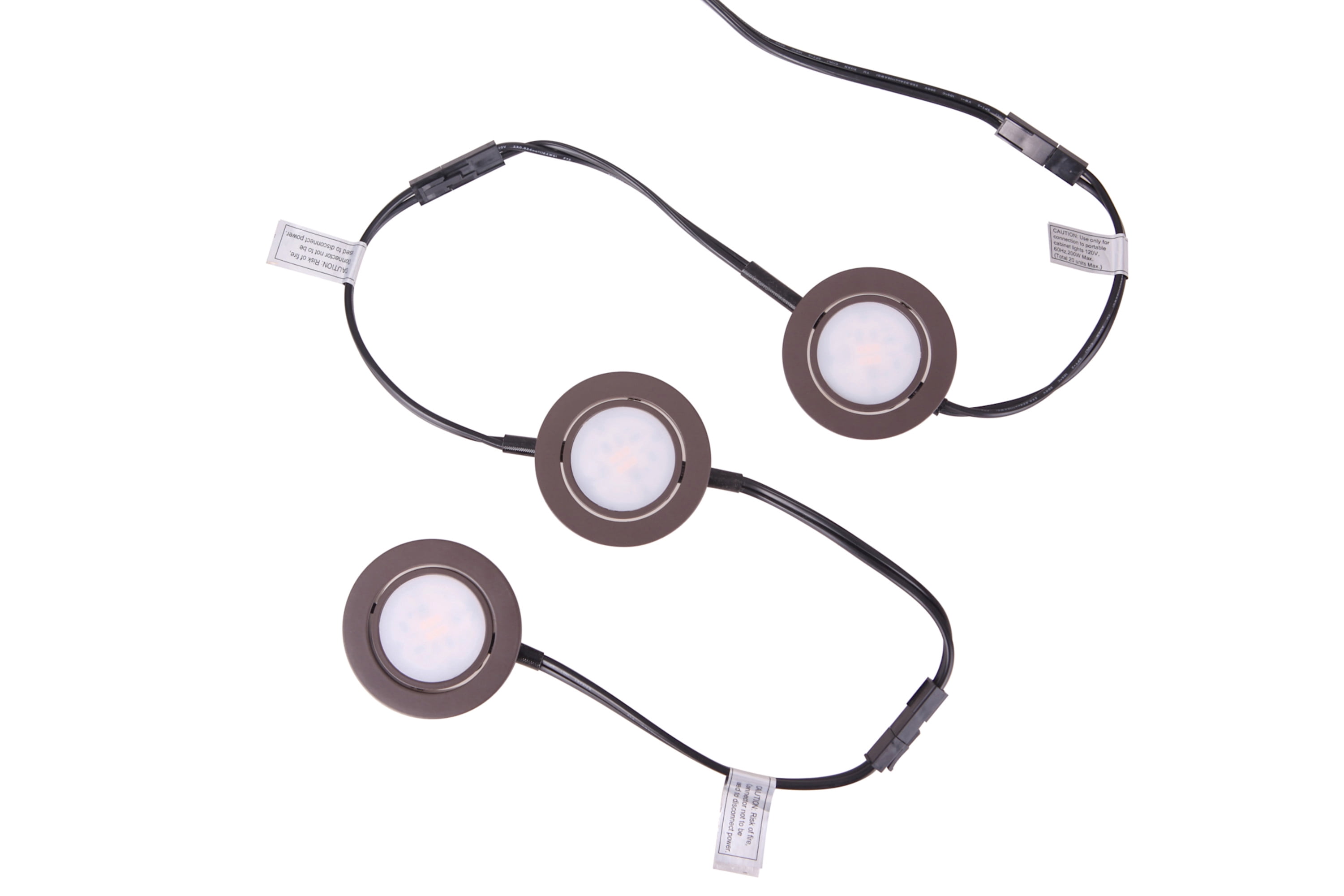 Craftmade Lighting - 4W LED Under Cabinet Puck Light (Pack of 3)-1 Inches Tall