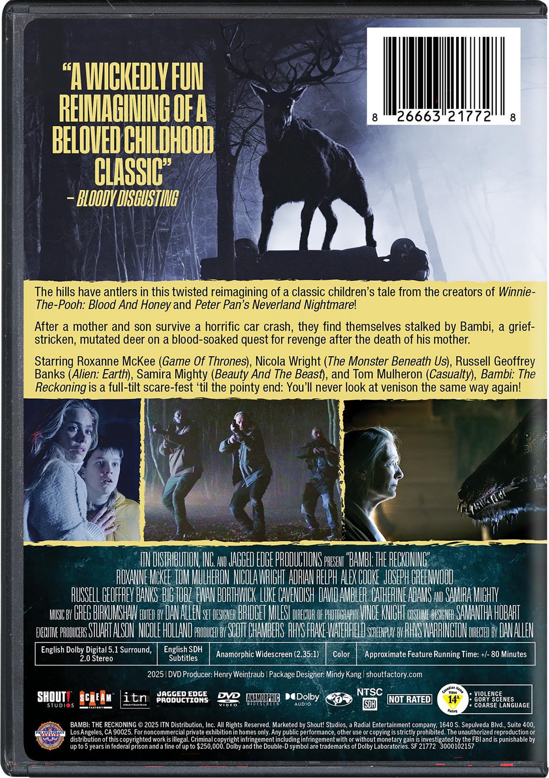 Bambi: The Reckoning (DVD), Horror, Shout! Studios