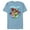 Ocean Blue, variant on Disney Muppet Babies Race to Recess - Short Sleeve Blended T-Shirt for Adults -Customized-Yellow