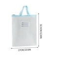 thumbnail image 3 of YIMWNYI A3 Thick Transparent File Bag, Large Capacity Document Storage Tote with 180° Opening, Waterproof Art Paper Organizer, Durable Material for Office and Art Supplies, 3 of 4