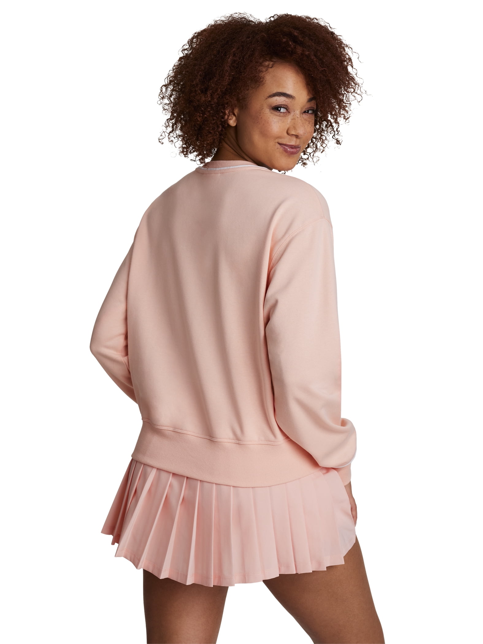 Reebok Courtside Oversize Meet & Greet Crew, Sizes XS-4X