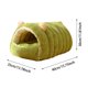 thumbnail image 3 of Cama cerrada para gatos, removible y lavable, cueva de invierno, nido plegable, cálido y seguro para gatos y perros pequeños de interior, cabaña de felpa cómoda y acogedora para mascotas, 3 of 6