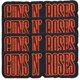 thumbnail image 2 of Parches TemoAdhesivos de Grupos Music19 4 Parches Guns N Roses 12x4.5cm Negro/Rojo Bordado Adhesivo para Planchar. PatchPros MXGUE-004, 2 of 2