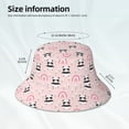 thumbnail image 5 of Kdxio Reflective Bucket Hat - Cute Cartoon Panda Print Bucket Hat for Men,Women, 5 of 9