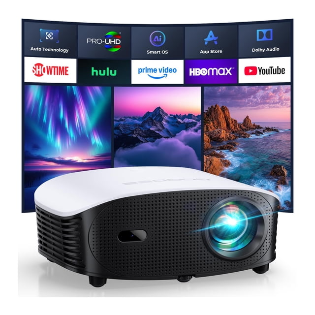 Miniproyector GooDee AI Smart FHD 4K WiFi Bluetooth 30 W