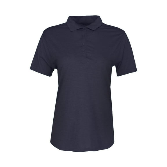 Page & Tuttle Womens Solid Heather Short Sleeve Polo ShirtGolf Casual Casual